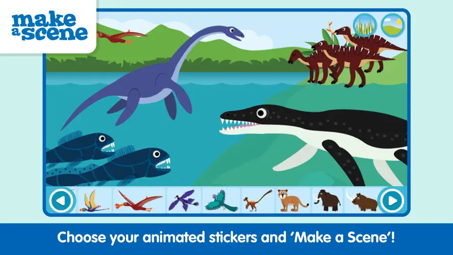 Make a Scene: Dinosaurs (Pocket) screenshot 5