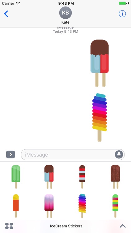 IceCream Stickers - Delicious Emoji