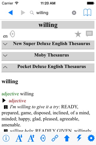 English Thesaurus Collection screenshot 3