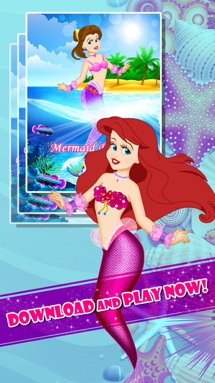 Ice Princess Mermaid Dress Up & Girl Makeup Games screenshot-3