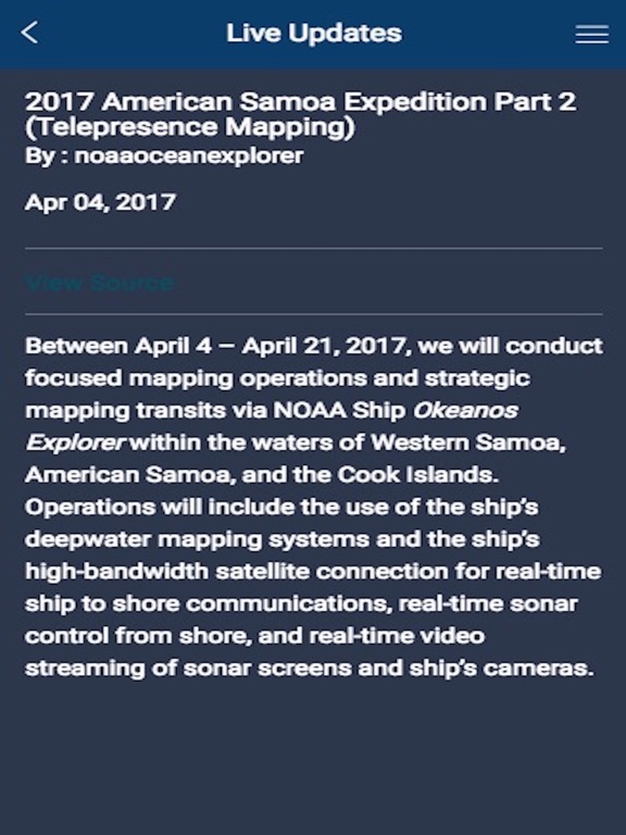Screenshot #5 pour NOAA Ocean Exploration & Res.
