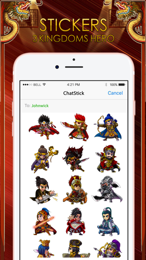 3Kingdoms สติกเกอร์ สำหรับ iMessage(圖1)-速報App