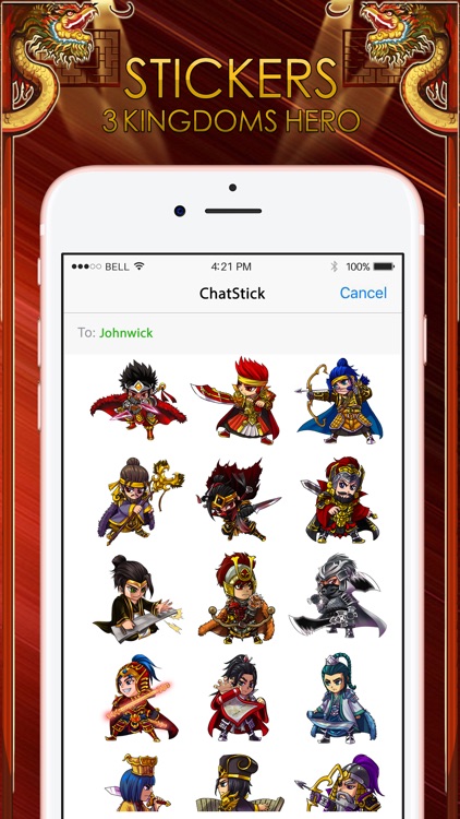 3Kingdoms Stickers for iMessage