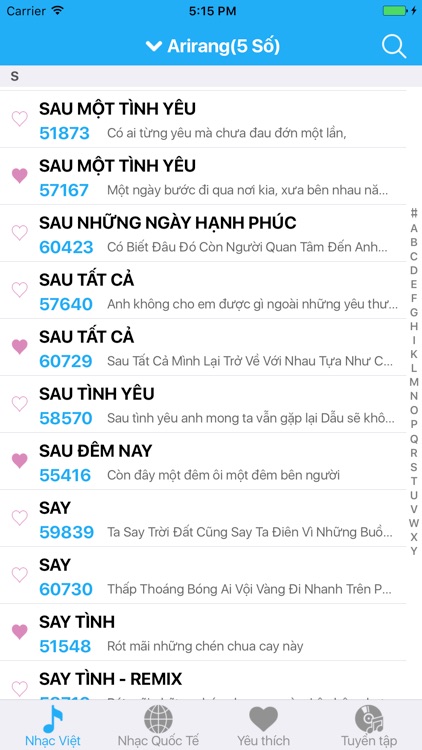 Karaoke List - Niềm đam mê ca hát