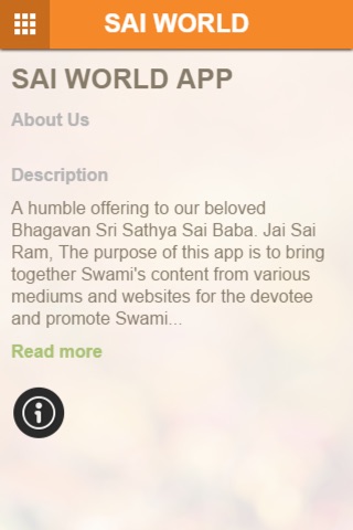 SAI WORLD APP screenshot 2