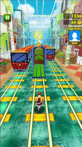 Game screenshot Золотой Метро и снег принцесса бежать apk