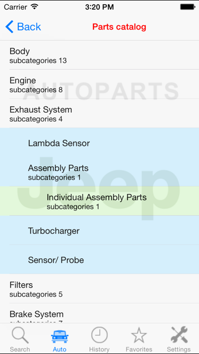 Autoparts for Jeep Screenshot 3