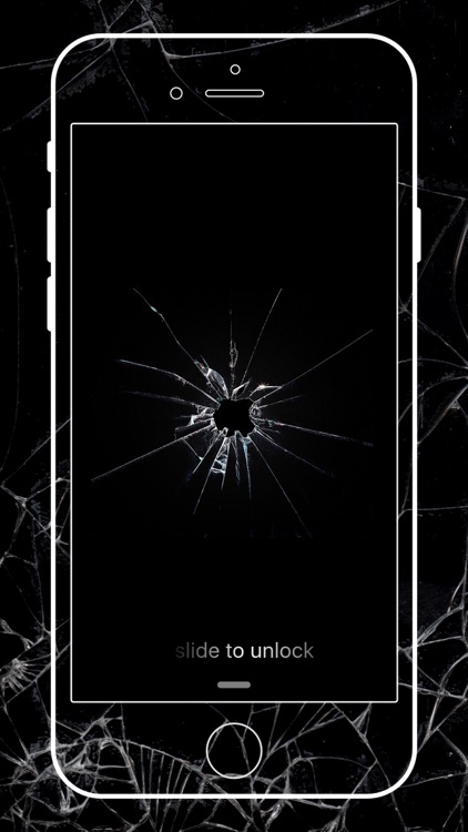 cracked screen prank