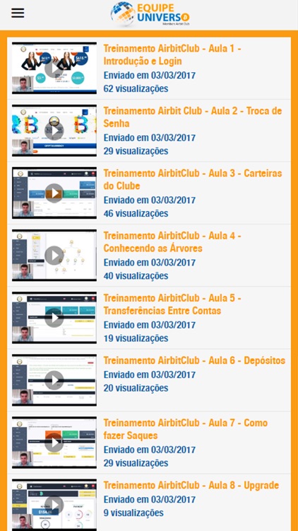 EQUIPE UNIVERSO AIRBIT CLUB