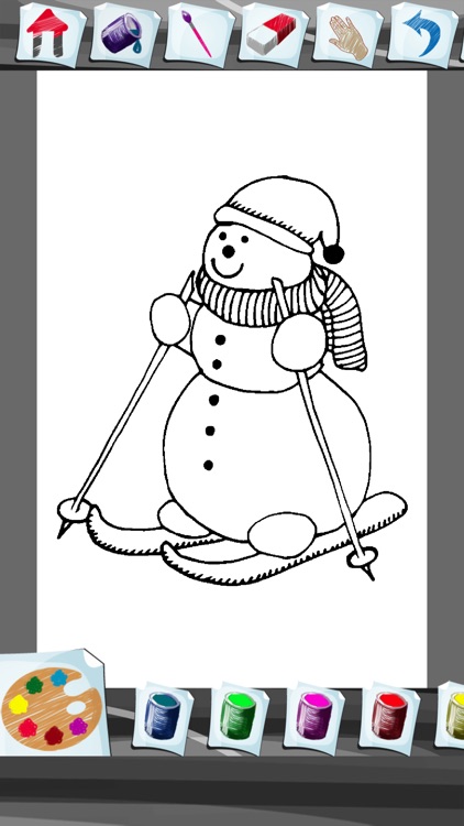 Snowman Coloring Book