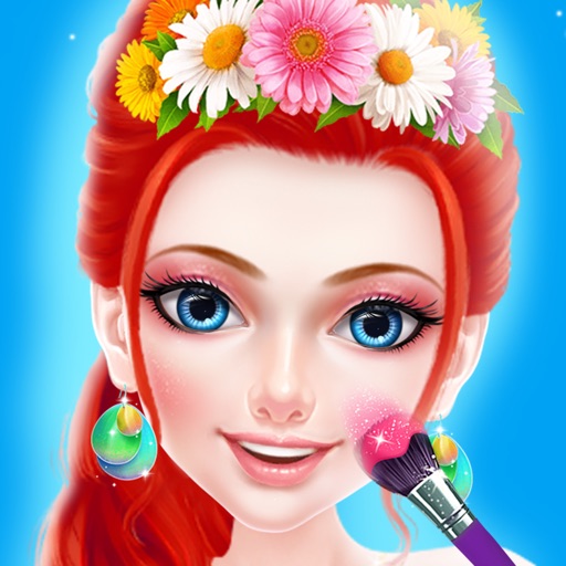 Summer Girl Makeup and Dressup icon