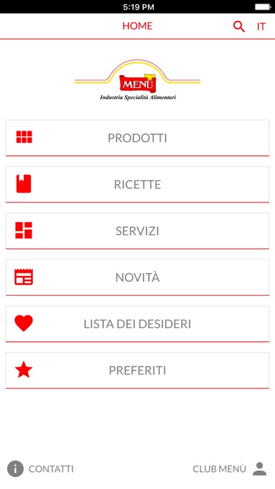 Screenshot #1 pour Menù - Specialità Alimentari