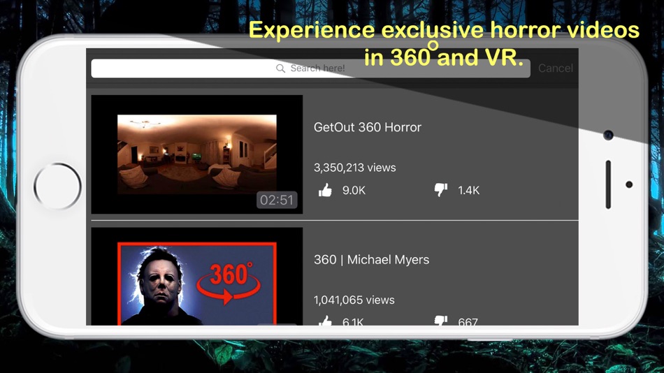VR Horror - 3D Cardboard 360° VR Videos - 1.3 - (iOS)