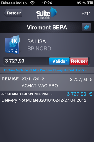 Suite Entreprise Mobile Credit Maritime screenshot 4