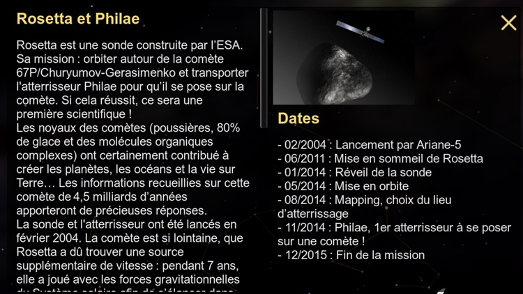 Rosetta Philae (comète Churyumov-Gerasimenko) screenshot-4
