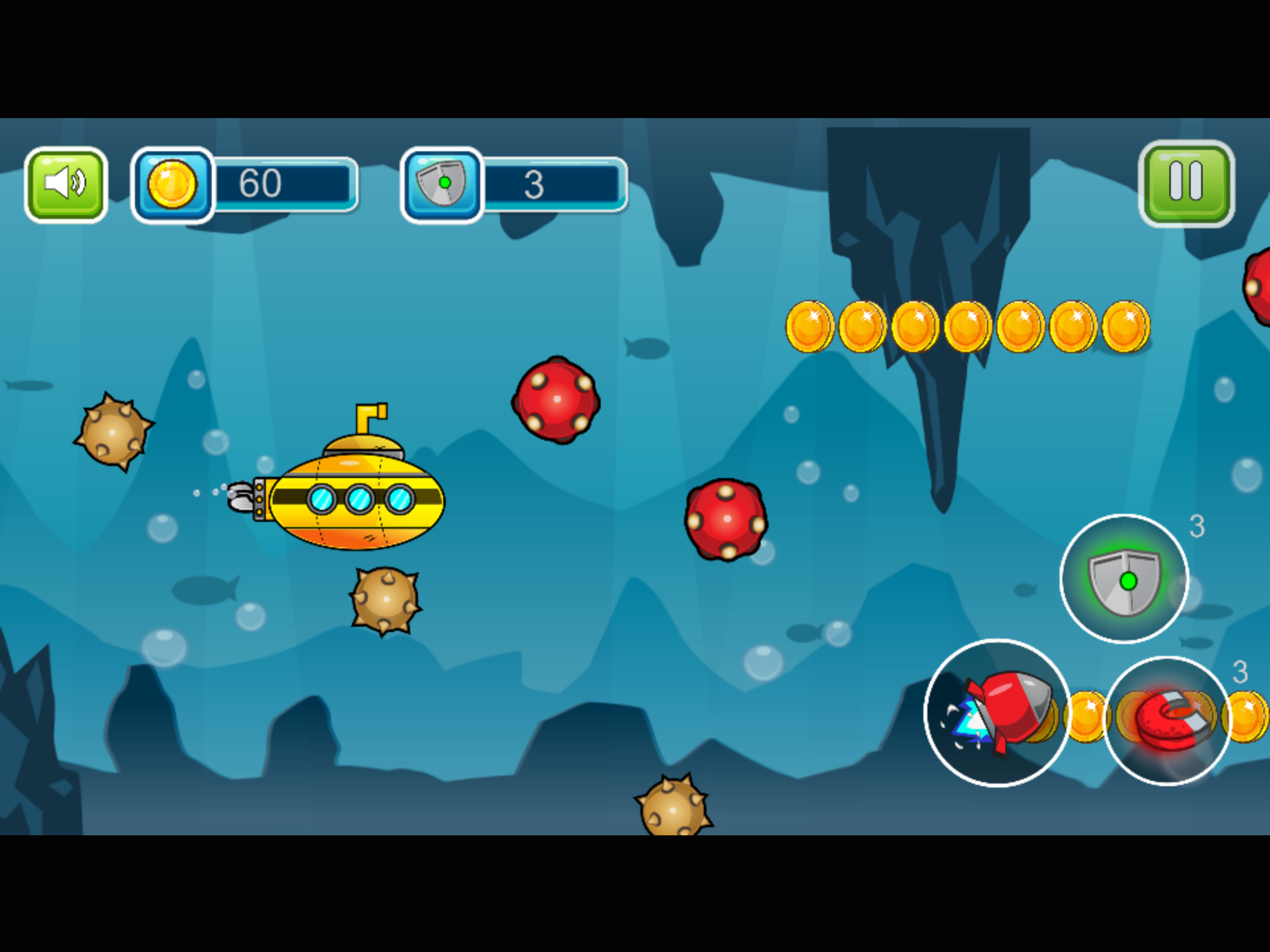 Submarine shoot shark & dive underwater adventure screenshot 7
