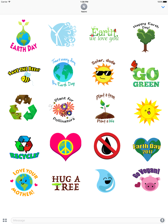 Screenshot #6 pour Earth Day - Stickers