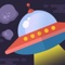 Help the alien with the meteor rain