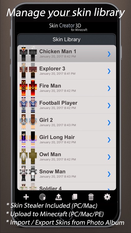 Skin Creator 3D for Minecraft screenshot-3