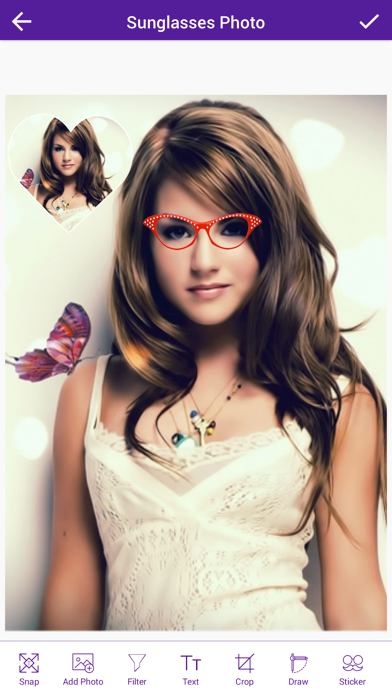 Screenshot #1 pour Sunglasses Photo Editor - Sunglasses Photo Booth