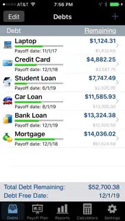 debt payoff pro iphone screenshot 1