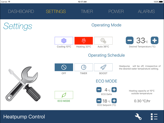 Screenshot #5 pour Heatpump Wifi Controller