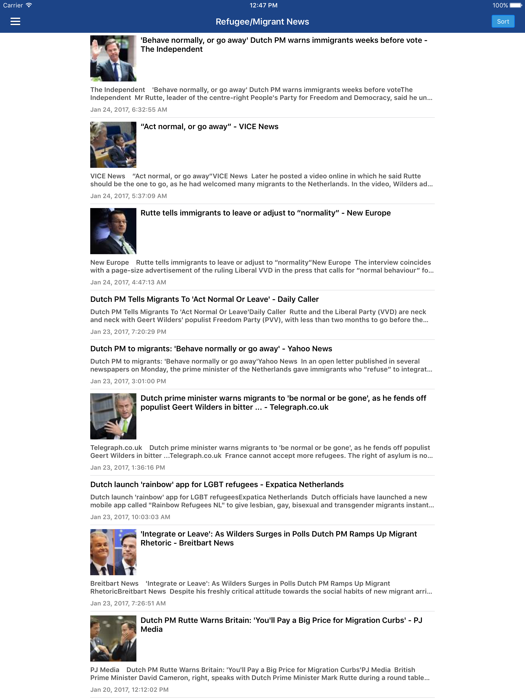 Dutch News in English screenshot 7