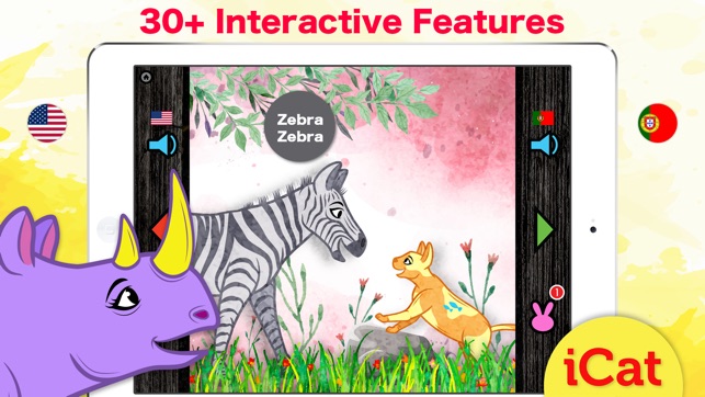 Portuguese Animal Words - Portuguese Zoo Animals(圖3)-速報App