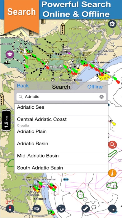Screenshot #3 pour Mer Adriatique Cartes Nautique