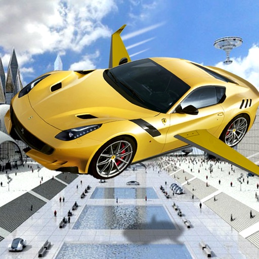 Real Flying Car Jet : Futuristic Racing Moto icon