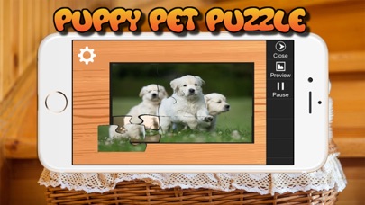 Puppy Pet Jigsaw Puzzle Cute Dog Animal Kids Games app screenshot