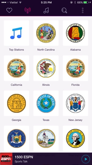 Radio FM US - Live radio, music, sports, talk show(圖1)-速報App