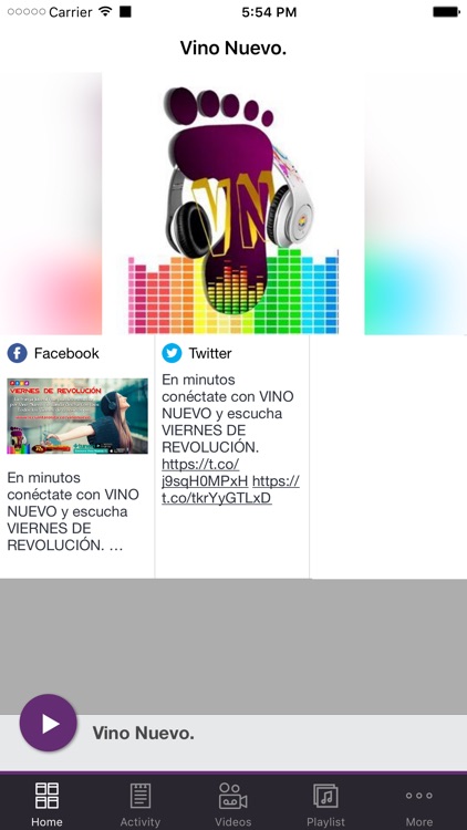 Vino Nuevo.