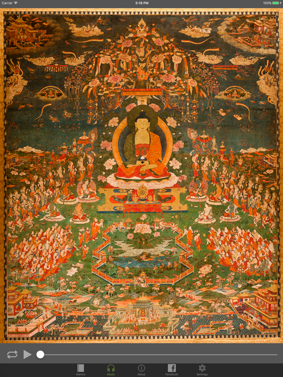 Pure Land Rebirth Dhāraṇī iPad screenshot 2 - Book app