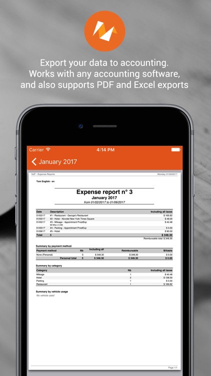 N2F - expense report & mileage screenshot-4