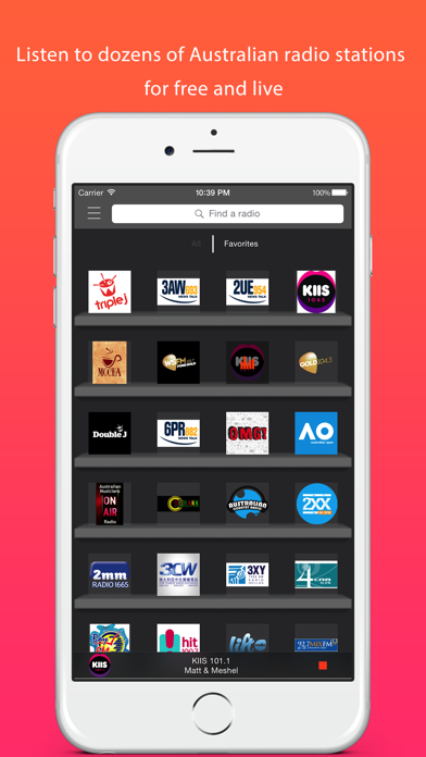 Screenshot #1 pour Australia Radios : the best of australian radio