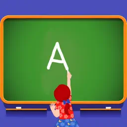 Writing Words, Letters A to Z and Coloring Book app icon