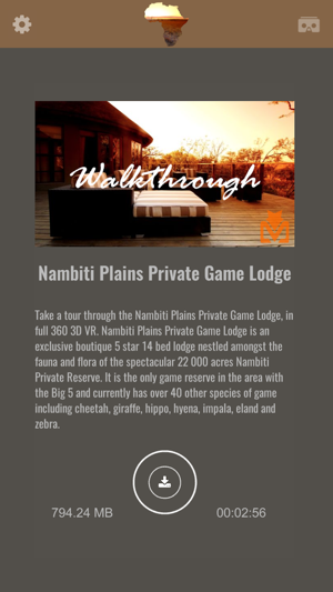 Nambiti Plains VR
