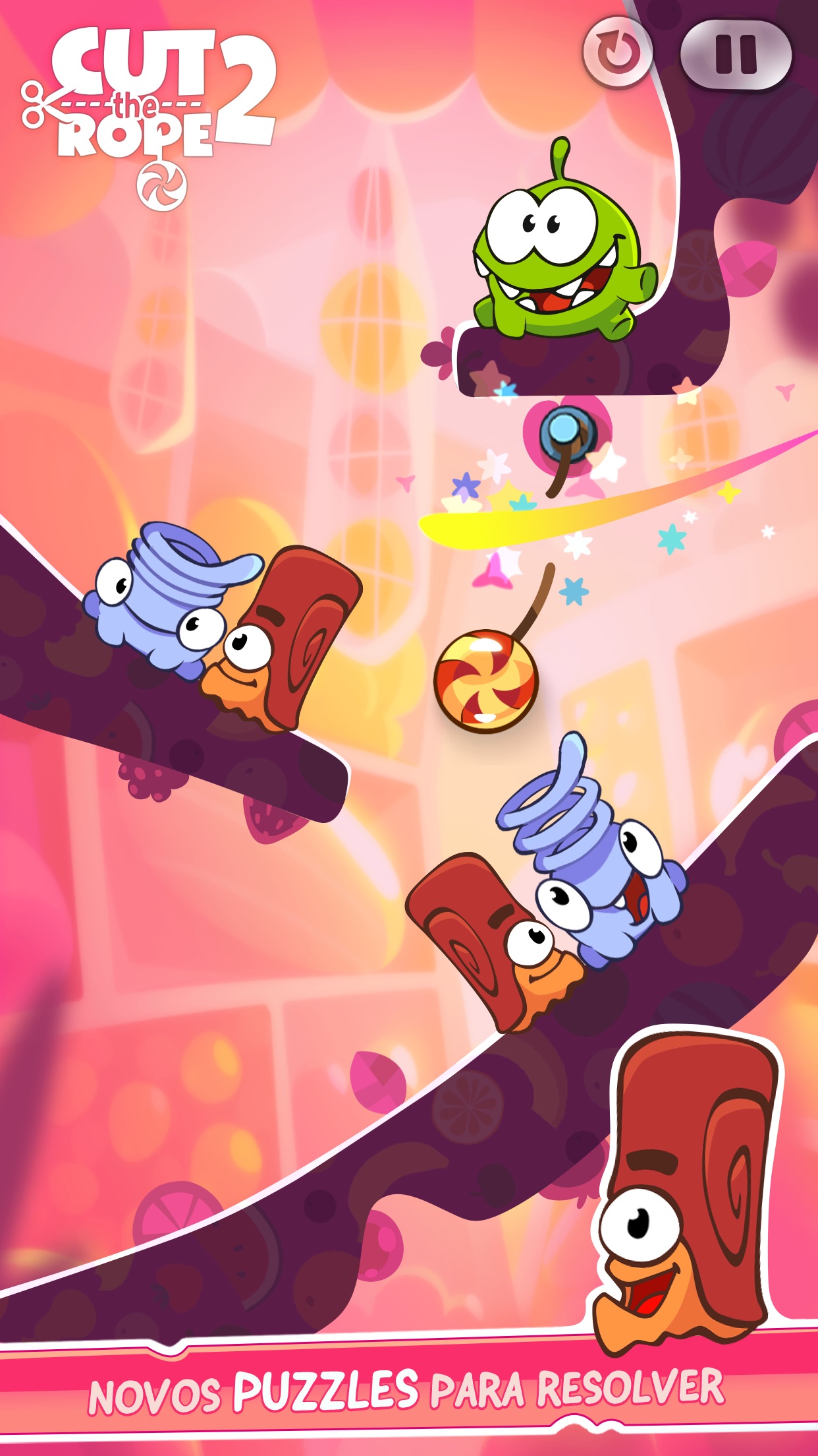 Screenshot do app Cut the Rope 2