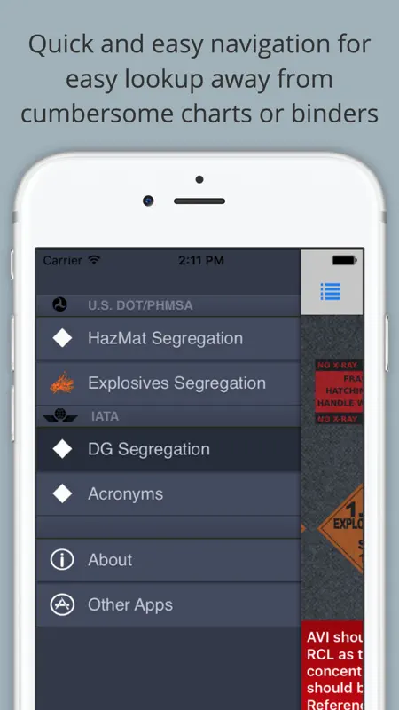 Hazmat Load  Segregation Guide screenshot 5 of 5