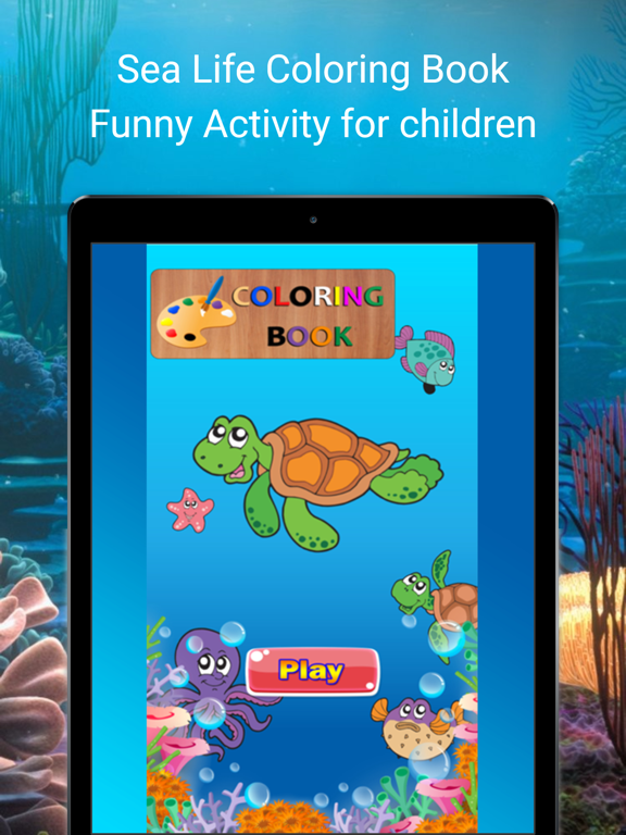Screenshot #4 pour Coloring Page Ocean Turtles - Drawing Sea Animals