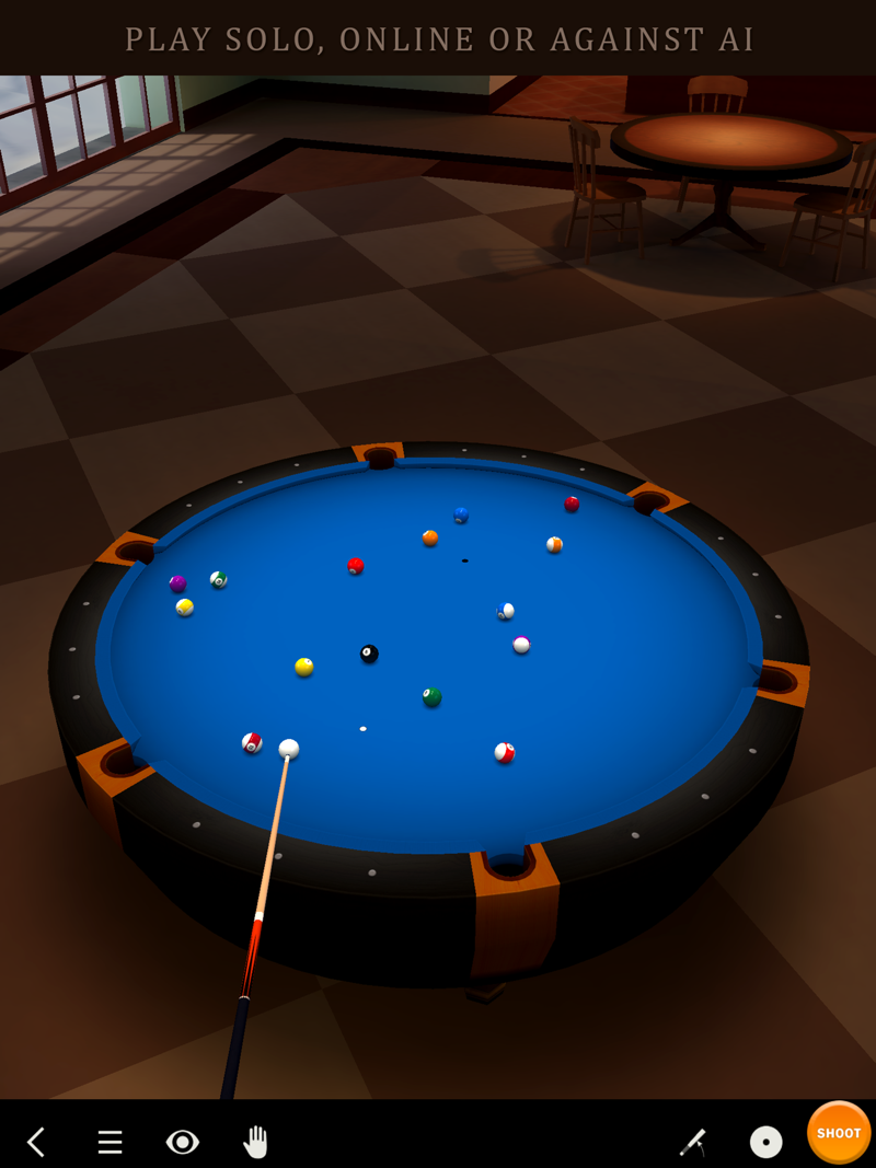 Pool Break Lite 3D Billiards 8 Ball Snooker Carrom official gameplay screenshot 1