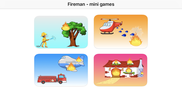 Fireman - mini games