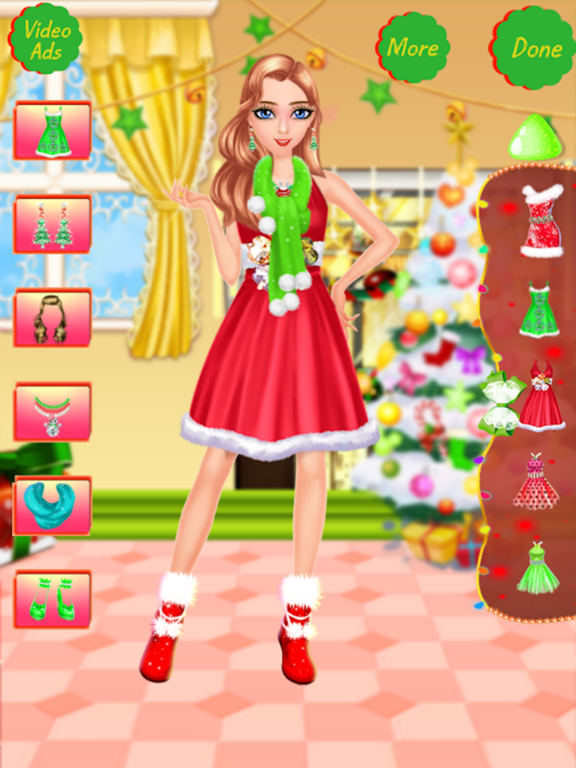 Screenshot #6 pour Christmas Salon - Makeover Dress up Games For Girl