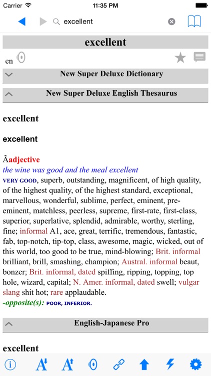 New English Japanese Deluxe Dictionary screenshot-4