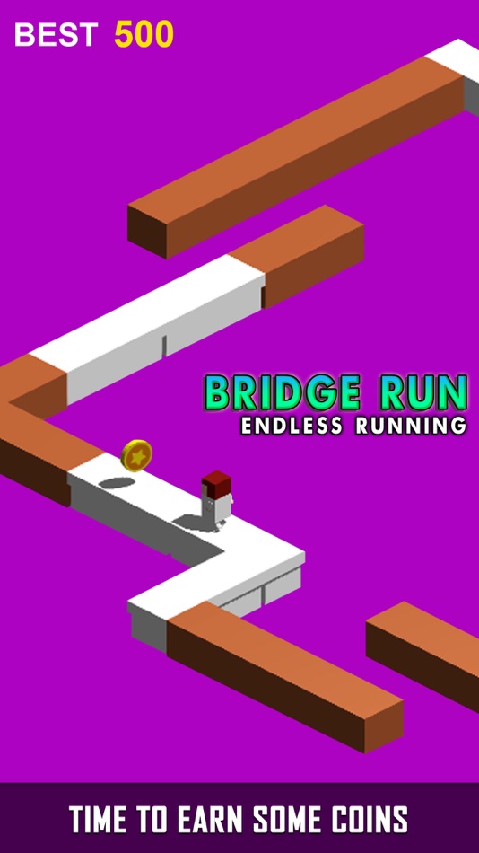 #4. Bridge Run – Endless Running (iOS) 由: Atif Mumtaz