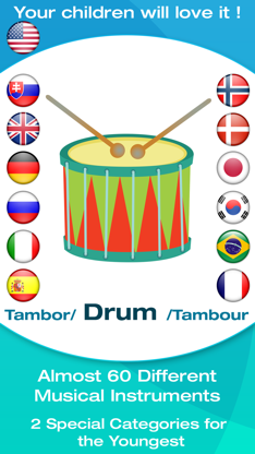 Musical Instruments Flashcards for Babies,Toddlers screenshot 1