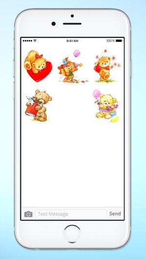 Teddy Bear Birthday and Love Sticker Pack(圖5)-速報App