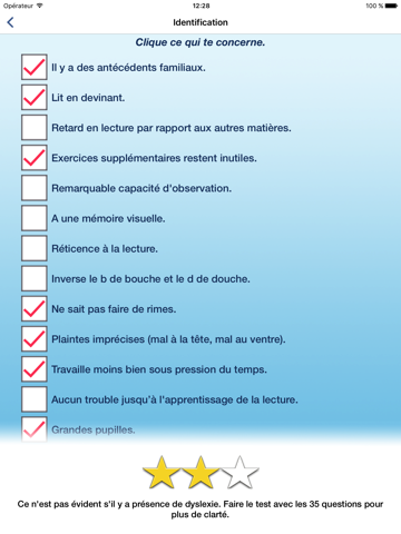 Screenshot #5 pour Dyslexie Test & Trucs®