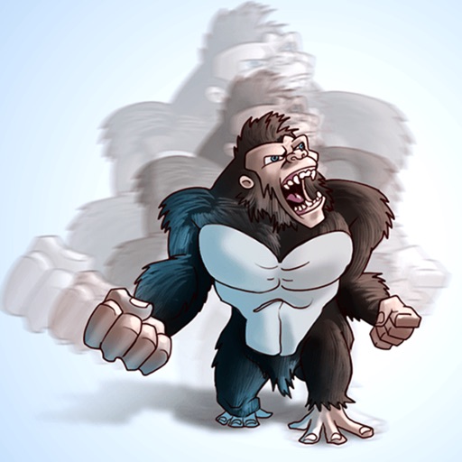 Battle of gorillas run faster-Gorilla run icon